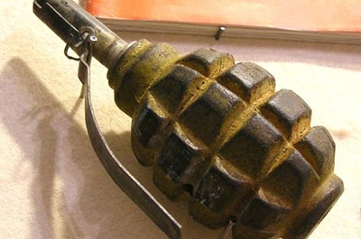 Гражданин нашел на мусорке корпус боевой гранаты