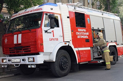 В Саратове сгорел частный дом