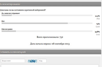 Читатели высказали недовольство состоянием саратовской набережной