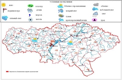 Синоптики прогнозируют сухую, морозную погоду