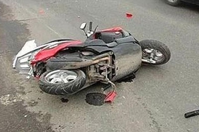 Семиклассница госпитализирована после езды на скутере