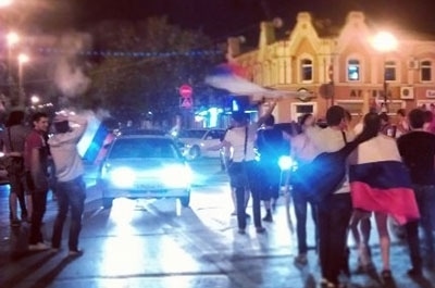 Полиция задержала 10 хулиганов в ночь празднования победы хоккейной сборной