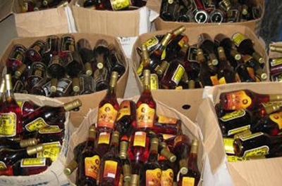 Из международного поезда пропало более 300 ящиков коньяка