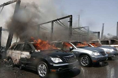 С начала года в Саратовской области сгорело более 100 автомобилей