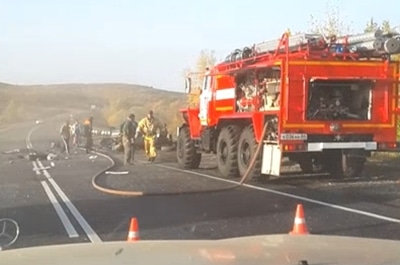 В лобовом столкновении иномарок погиб водитель китайского авто