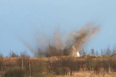 У села под Саратовом прогремел взрыв