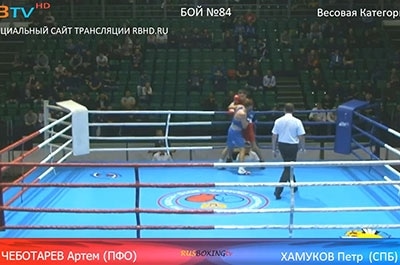 Обнародовано видео неудачного боя Артема Чеботарева