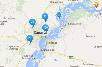 На "Карте доступности" появились объекты из Саратовской области