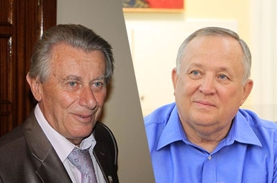 В роли Дедов Морозов пробуют себя Дмитрий Аяцков и Александр Ландо