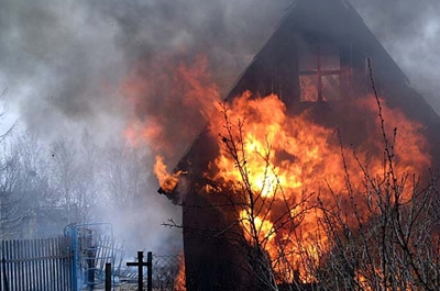 За сутки в Саратовской области сгорели две дачи