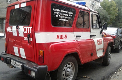 На Чапаева горит общежитие строительного колледжа
