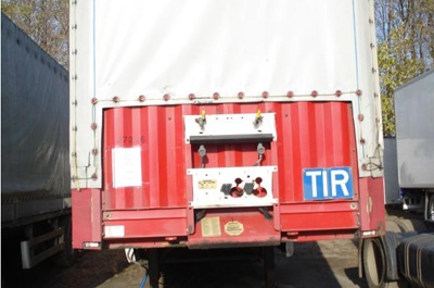 У дальнобойщика украли прицеп с 20 тоннами меди