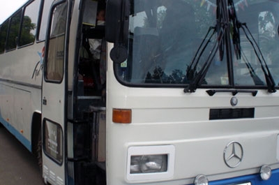За ночь преступник обворовал пять автобусов