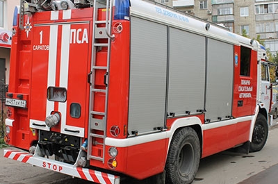 Из-за пожара в техникуме проводилась эвакуация
