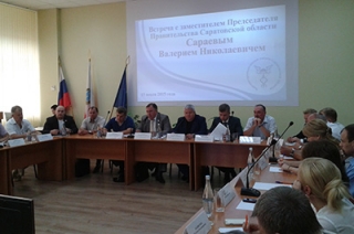 Валерий Сараев провел в ТПП встречу с предпринимателями