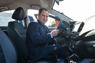 Михаил Бабич принял участие в запуске производства автомобиля "Lada Vesta"