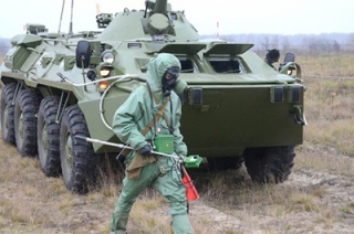 Военные "ликвидируют" условную аварию на Балаковской АЭС