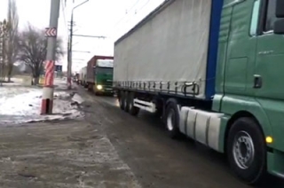 В Саратовской области началась массовая акция протеста дальнобойщиков