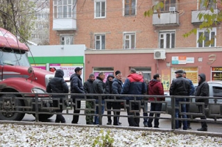 У протестующих дальнобойщиков забрали водительские права
