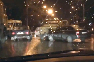 Два человека пострадали в массовом ДТП с грузовиком и маршрутками