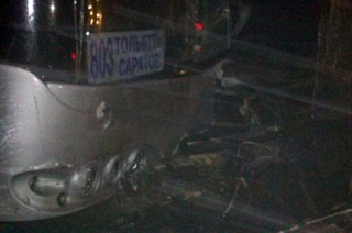 Автобус "Тольятти-Саратов" попал в ДТП в Хвалынском районе