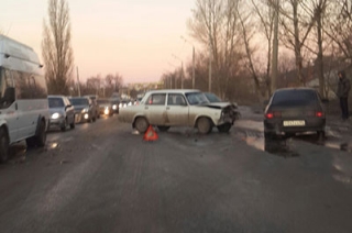 В Ленинском районе из-за ДТП образовалась пробка