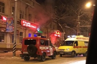 После пожара на Советской в больницу попал 69-летний мужчина