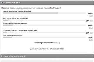 Кризис. Более половины читателей вынуждены экономить и сокращать расходы