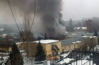 Пожар на военном складе не повлиял на качество воздуха