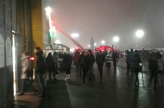 В Саратове горел "Ашан"