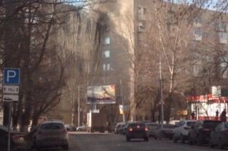 На Вольской загорелась квартира в доме № 13