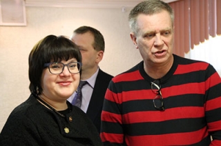 Жанна Никулина и члены ОП проводят акцию "Здоровое сердце"