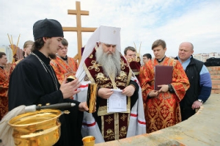 В Солнечном прошла церемония закладки нового храма