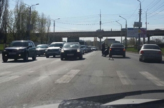 ДТП у Студгородка блокировало движение в Ленинском районе