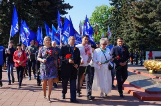 День Победы. На Воскресенском кладбище почтили память воинов-освободителей