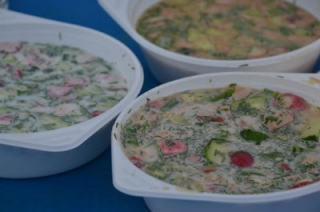 Саратовские журналисты приготовили самую вкусную окрошку