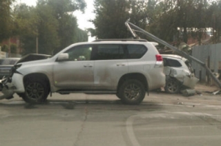 На Большой Горной произошло ДТП с участием двух внедорожников