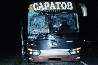 Саратовский автобус попал в ДТП под Рязанью