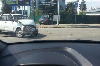 Авария на Соколовой привела к многокилометровой пробке