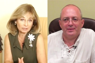 Станислав Зайцев и Елена Сергун поздравили редакцию с юбилеем