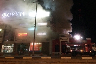 В Саратове сгорело кафе "Марципан"