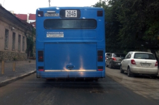 Очевидец: пассажирский автобус №284 "Б" уклоняется от маршрута