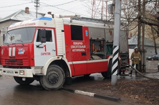 На Хвесина сгорел двухэтажный деревянный дом