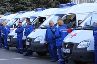 В Балаковский район прибыли 12 машин скорой помощи