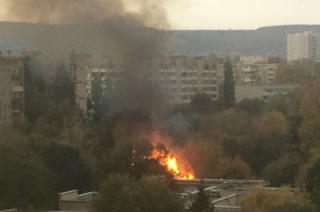 Очередной пожар в Заводском районе уничтожил жилой дом