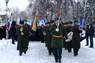 Жители Вольска собрались на открытие пешеходной зоны