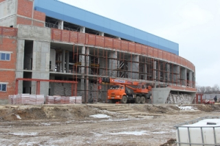 Губернатор посетил строящийся спорткомплекс ООО "Газпром трансгаз Саратов"