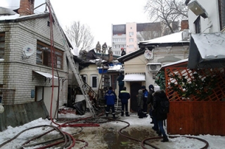 Пожару на Московской присвоен высокий уровень сложности