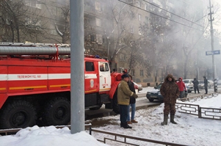 Возгорание на складе военного госпиталя оперативно ликвидировано