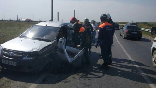В ДТП на Кумысной поляне пострадал водитель "Лады Ларгус"